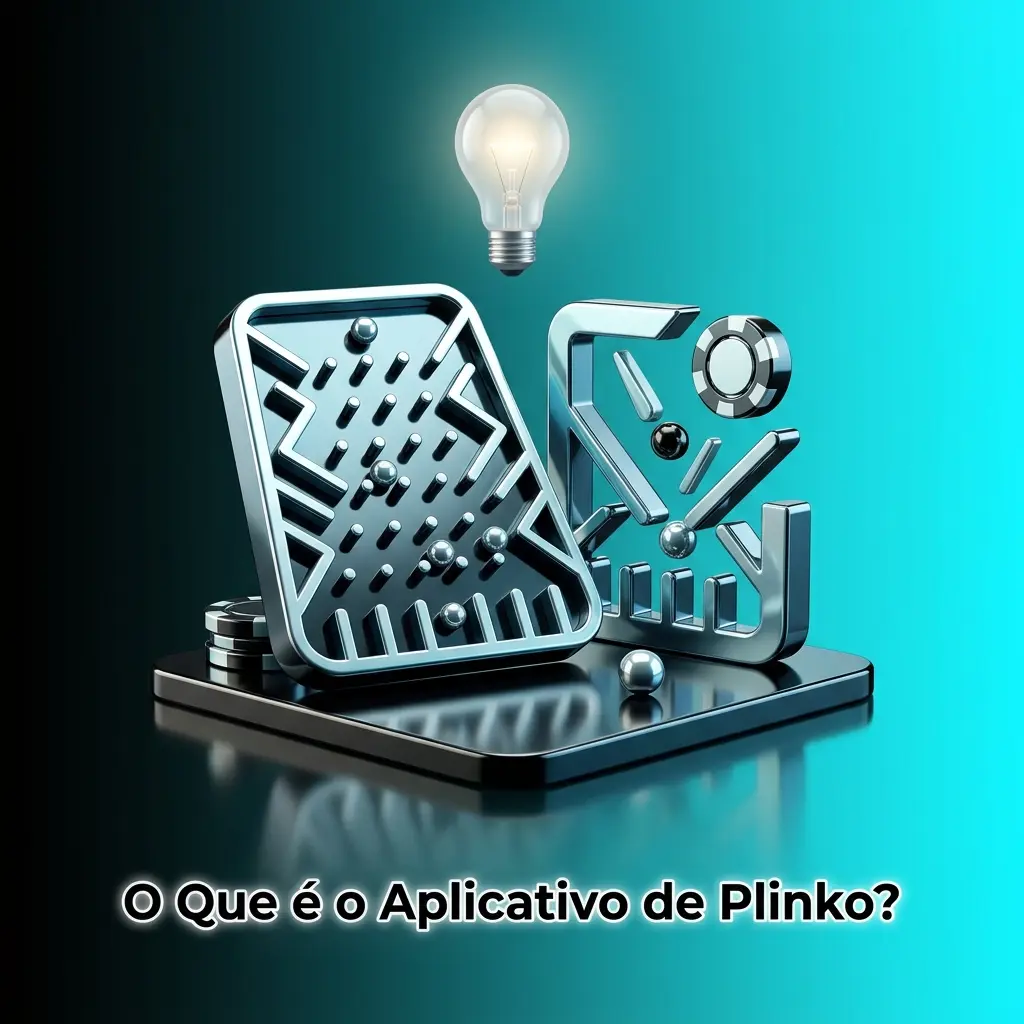 Aplicativo de cassino móvel com jogo Plinko disponível para Android e iOS, acessado via APK ou App Store