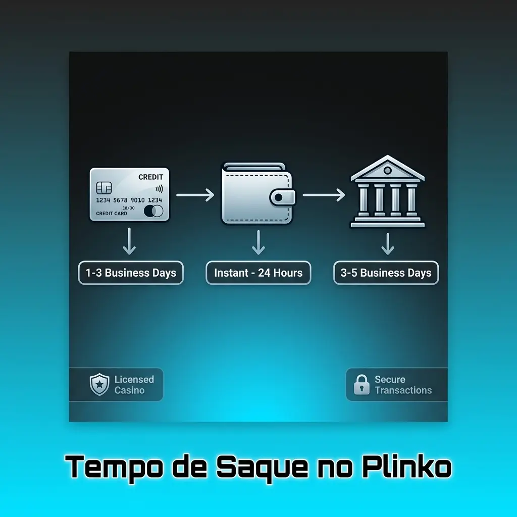 Prazos de saque no Plinko por método de pagamento: cripto como XRP e SOL em segundos, BTC até 3 horas